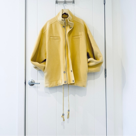 NANUSHKA Dufan Double Wool Silk Bomber (Men’s Small) - Picture 4 of 16